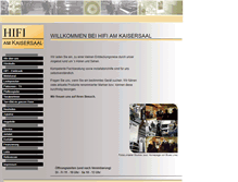 Tablet Screenshot of hifi-am-kaisersaal.de